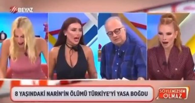 Söylemezsem Olmaz programında 'pes' dedirten anlar! Narin'in ölümünü şova çevirip çığlık attılar