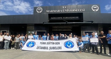 Türk Eğitim-Sen'den Üniversitelerdeki Personel Servislerine Karşı Protesto
