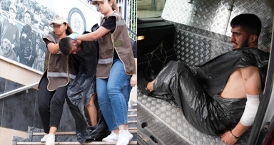 Polis memuru Şeyda Yılmaz’ı şehit eden zanlıya 'çöp' muamelesi! Kadın polisler hayvan taşıma aracıyla götürdüler