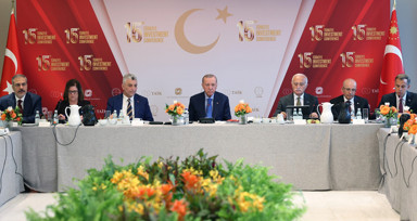 Cumhurbaşkanı Erdoğan'ın ABD'de kritik temasları sürüyor! Görüşmelerde ticari ilişkilerin altını çizdi