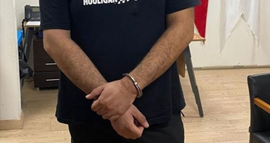 Maç öncesi PKK bayrağı skandalı: Yunan zanlı yakalandı