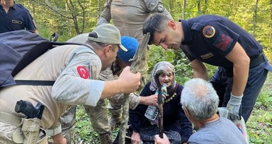 Sinop'ta Mantar Toplarken Kaybolan Kadın Ormanda Bulundu
