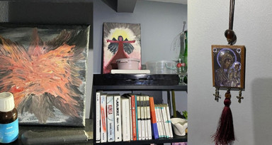 Cani Semih Çelik'in odasının fotoğrafları ortaya çıktı: Parçalanmış vücut çiziminden kemik sıyırma bıçağına her şey var!