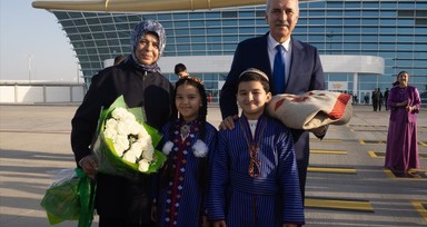 TBMM Başkanı Numan Kurtulmuş Türkmenistan'a resmi ziyaret gerçekleştirdi