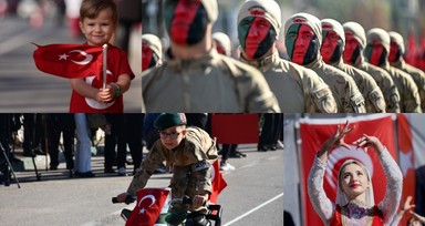Cumhuriyetin 101. yılı yurtta coşkuyla kutlandı