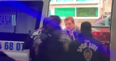 Derbi sonrası spor muhabirine yumruk atan şüpheli gözaltına alındı