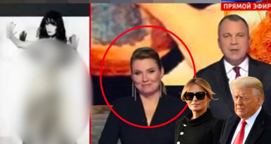Bel altı vurdular! Rus devlet kanalı Donald Trump'ın eşi Melania Trump'ın çıplak fotoğraflarını yayınladı