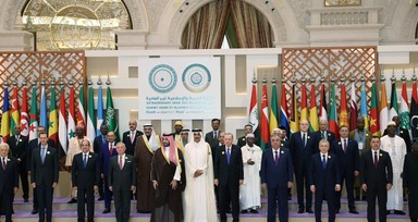 Cumhurbaşkanı Erdoğan, Riyad’da liderlerle aile fotoğrafı çekimine katıldı