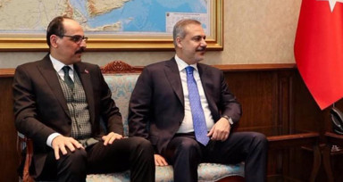 Bakan Fidan ve MİT Başkanı Kalın, Suriye'de Colani ve el-Beşir ile görüştü