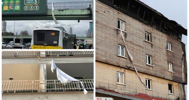 Grand Kartal Otel'deki facianın ardından beyaz çarşaf protestosu!