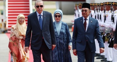 Cumhurbaşkanı Erdoğan Malezya'nın başkenti Kuala Lumpur'da