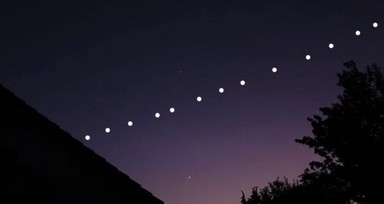 Starlink uydusu Adana semalarında görüntülendi