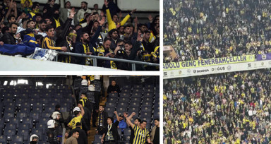 Maç bitti stat karıştı! Fenerbahçe taraftarından protesto: 'Ali Koç istifa'