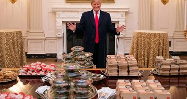 Fast food aşığı Donald Trump'ın sevmediği tek yemek! Günde 12 kola içiyor