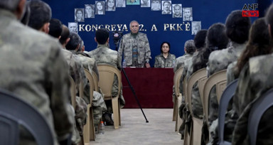 PKK kendini feshetti! Fesih kongresinden dikkat çeken kareler