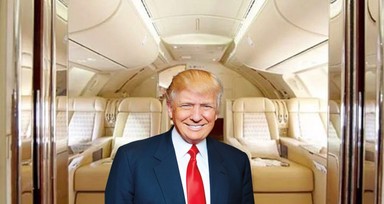Katar Trump'a 400 milyon dolarlık jet hediye etti: Uçan saray görüntülendi