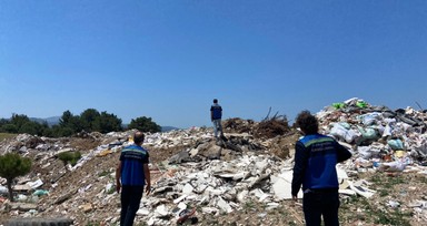 Açık alana atık döken belediyeye 1,8 milyon TL ceza