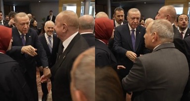 Tiran'da dikkat çeken anlar: Cumhurbaşkanı Erdoğan Aliyev ve Paşinyan'la sohbet etti