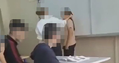 Pendik'te öğretmenden öğrencilere fiziksel ve sözlü şiddet kamerada