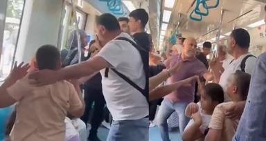 Marmaray'da çocuklarının önünde dayak yemişti! Gündem olan baba olayı anlattı