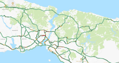 Arefe günü İstanbul'da yollar boş kaldı