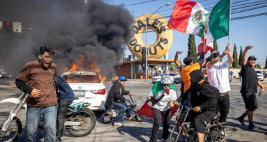 Los Angeles'ta isyan başladı! Ulusal Muhafızlar sokağa indi