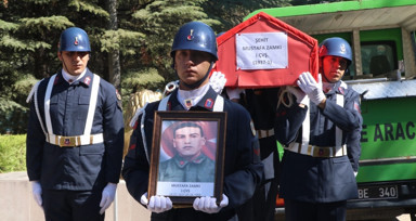 Şehit Jandarma Çavuş Mustafa Zamkı, 67 yıl sonra memleketine defnedildi