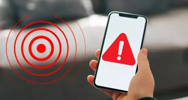 Depremde telefonlara 30 saniye önceden uyarı geldi