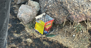 Maltepe'de ormana yakın alanda havai fişek atan şahıs gözaltına alındı