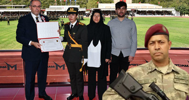 Şehit Ömer Halisdemir'in kızı Elif Nur teğmen oldu