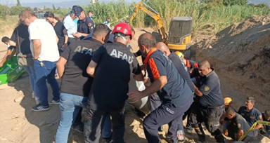 Aydın'da su hattı açmak isterken göçük altında kalan kişi öldü