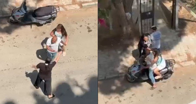 Adana'da bir anne, kızını sokakta bıçakla kovaladı