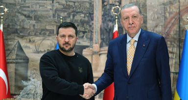 Cumhurbaşkanı Erdoğan Zelenski ile görüştü