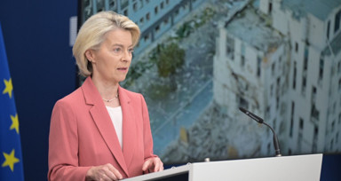 Von der Leyen: Kiev saldırısı Rusya'nın AB'yi hedef aldığını gösteriyor