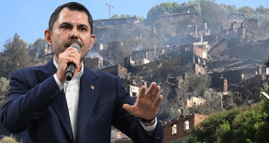 Bakan Kurum duyurdu! İzmir yangını sonrası ilk harç bugün dökülüyor
