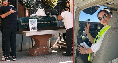 Düşen eğitim uçağında ölen pilot adayı Berfu, toprağa verildi