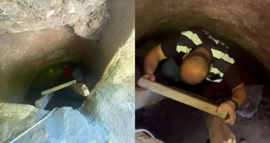 Rüyasında define gören kadın oğluyla birlikte 5 katlı apartmanın altında tünel kazarken yakalandı