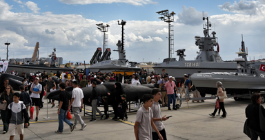 Türkiye’nin insansız deniz araçları Teknofest’te