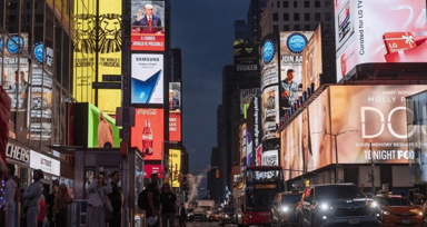 Cumhurbaşkanı Erdoğan'ın sözü Times Meydanı'nda