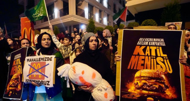 Üsküdar'da İsrail boykotu: McDonald's karşıtı protesto büyüyor
