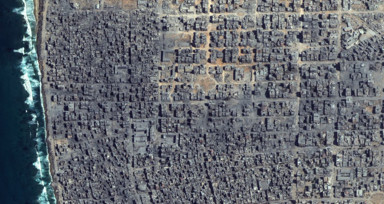 İsrail'in Gazze'de yarattığı yıkım uydudan görüntülendi