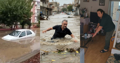 İzmir'i sağanak vurdu! Ev ve işyerlerini su bastı, 1 kişi kayıp