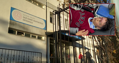 Erzurum'da okul çıkışı merdivenlerde izdiham: 23 öğrenci yaralandı