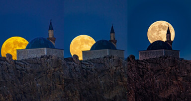 Kasım Dolunayı Van semalarında görsel şölen sundu