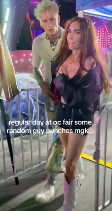 Lunaparkta saldırıya uğrayan Megan Fox aldığı darbeyle... - Resim: 4