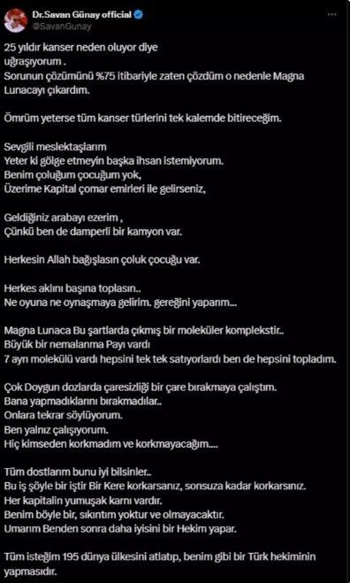 Kansere çare bulan doktorun sır ölümü: Sorunun çözümünü %75 itibariyle çözdüm - Resim: 3