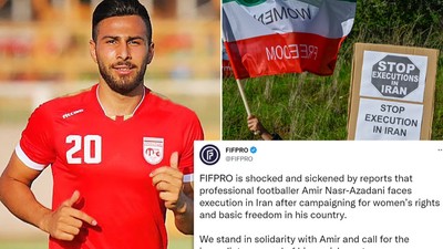 Protestolara katıldı hayatı karardı! İranlı futbolcu Amir Nasr-Azadani idam edilecek