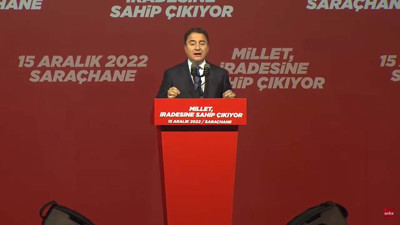 DEVA Partisi Genel Başkanı Ali Babacan Saraçhane'de: Demirtaş'a yapılan haksızlığı reddediyorum