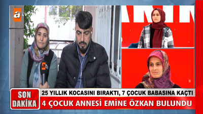 25 yıllık kocasını bıraktı, 7 çocuk babasına kaçtı