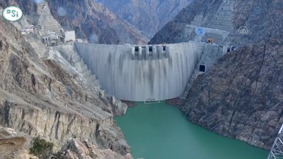 ARTVİN - Yusufeli Barajı'nda su seviyesi 52 metreyi aştı